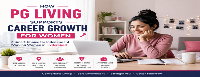 How PG Living Supports Career Growth for Women in Hyderabad (2026 Guide)